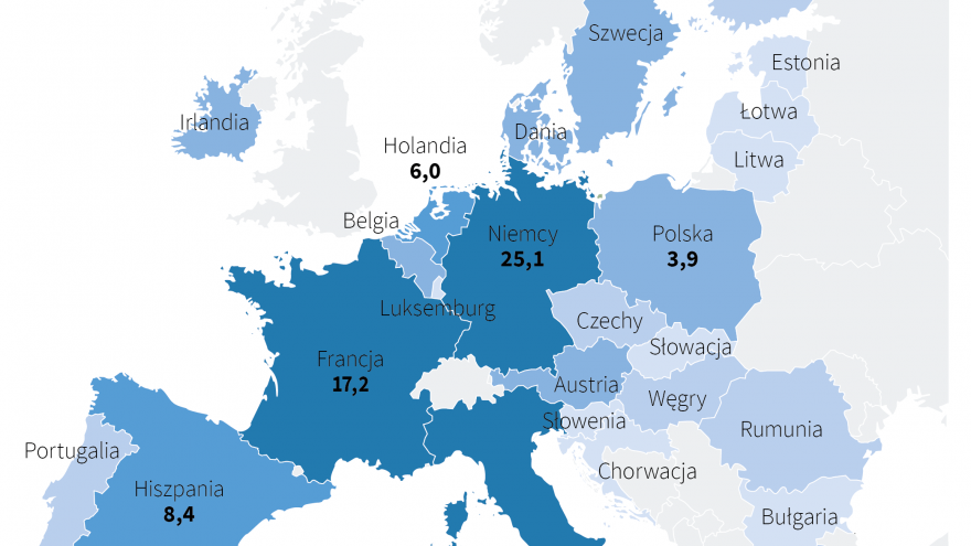 Eurostat: Niemcy Wygenerowały W Ub. Roku 25,1 Proc. Unijnego PKB ...